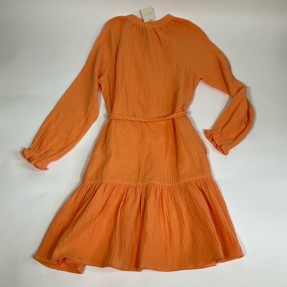 Magaschoni 100% Organic Cotton Mandarin CollarDress XS MSRP $178 - Picture 9 of 10